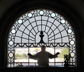 Dechant Jörg-Stefan Schütz in Jerusalem, Dominus flevit